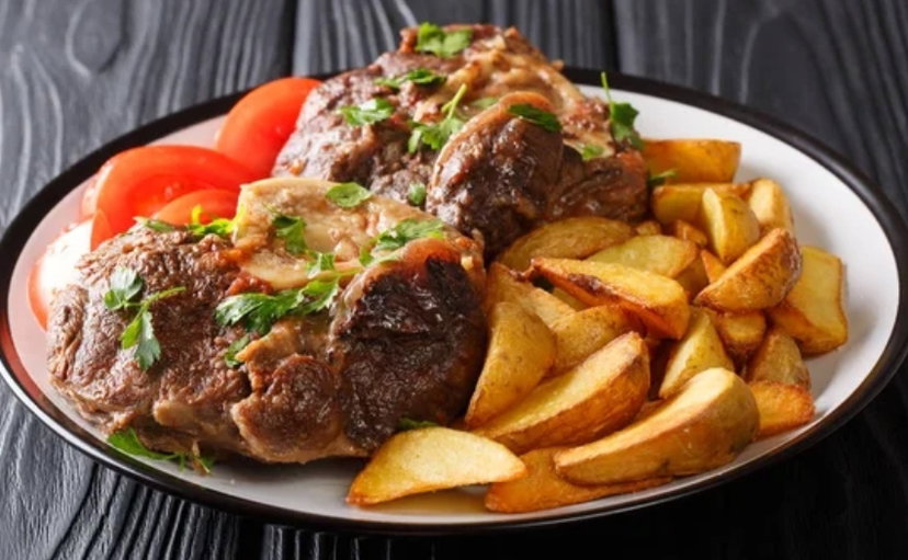 Ossibuchi di tacchino con patate in friggitrice ad aria preview