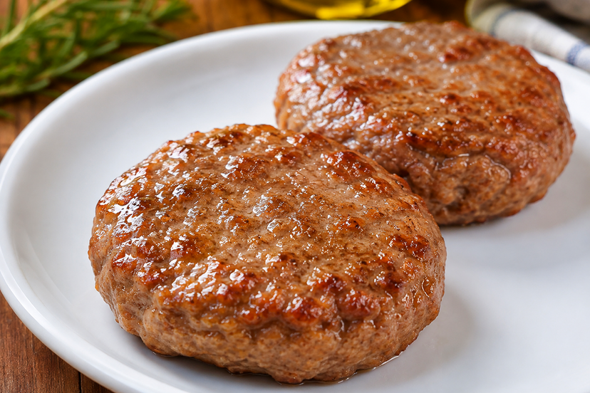 Come cuocere gli hamburger freschi o surgelati in friggitrice ad aria: infografica preview