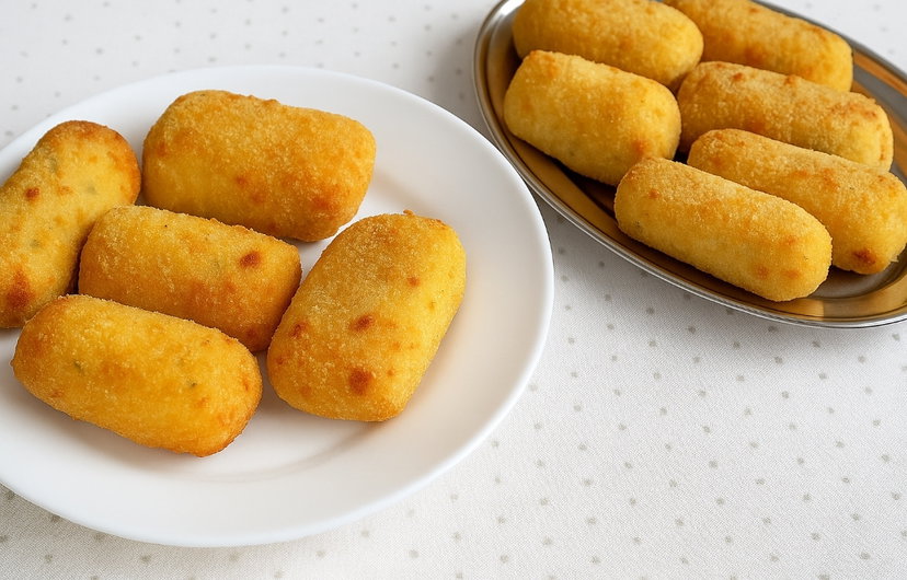 Crocchette di patate filanti in friggitrice ad aria come in rosticceria preview