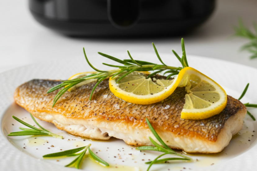 Filetto di orata al limone e rosmarino in friggitrice ad aria preview