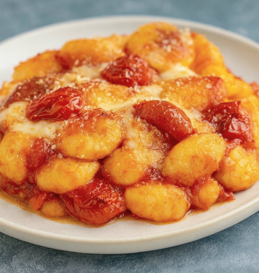 Gnocchi alla sorrentina con pomodorini confit in friggitrice ad aria preview