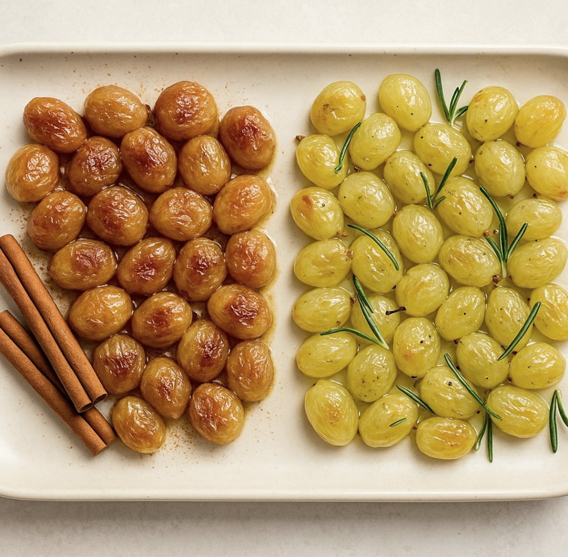 Uva arrostita in friggitrice ad aria la ricetta virale nella versione dolce e salata preview