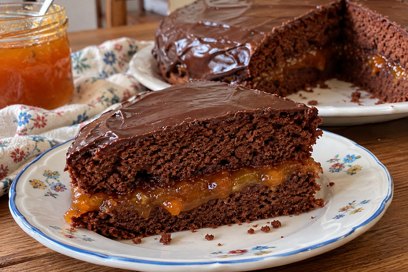 Torta Sacher in friggitrice ad aria preview