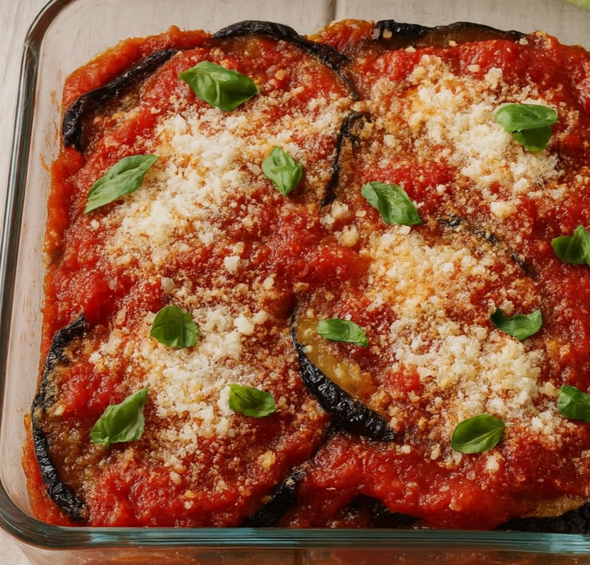 Parmigiana fredda di melanzane in friggitrice ad aria preview