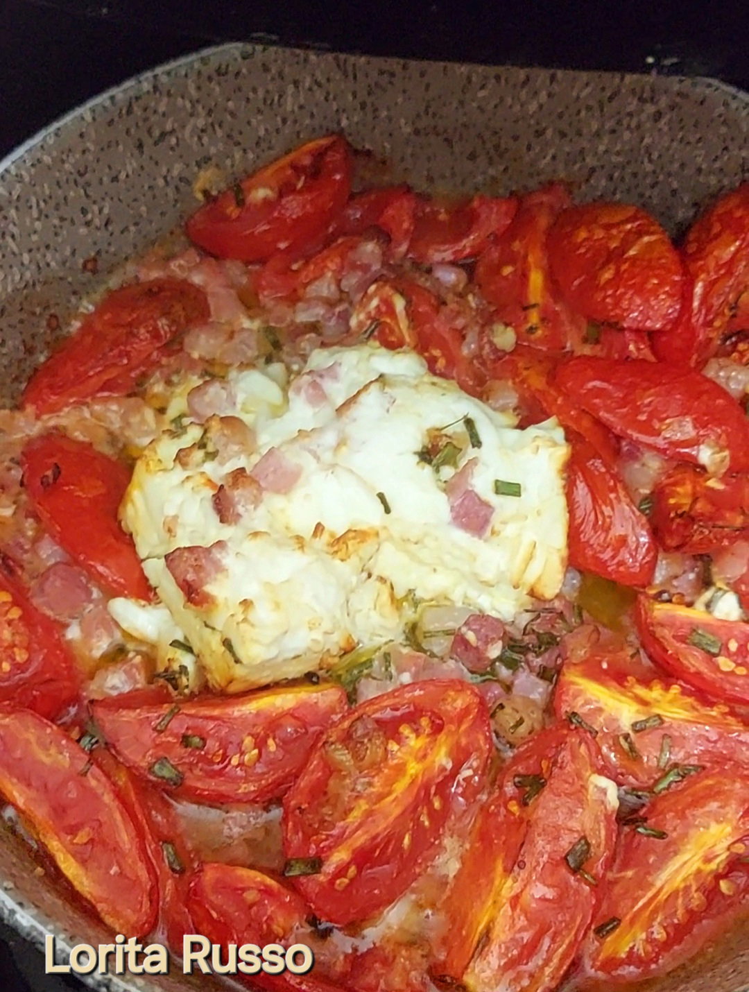 Pomodorini feta e pancetta