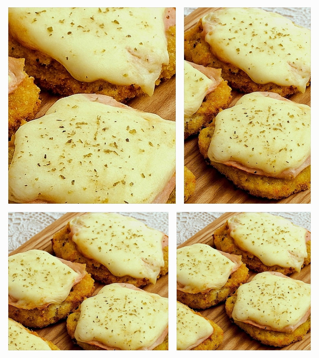 Cotolette finocchi valdostana in friggitrice ad aria