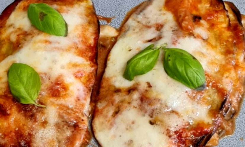 Millefoglie di melanzane alla parmigiana in friggitrice ad aria preview