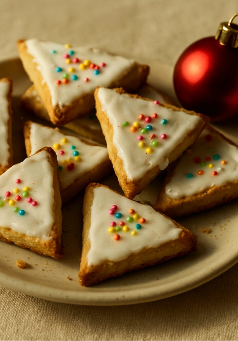 Papassinu a triangoli in friggitrice ad aria, i dolci tipici sardi in versione Natalizia preview