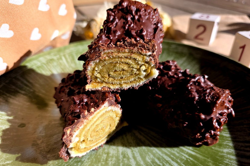 Rotolini al pistacchio in friggitrice ad aria: pronti in 5 minuti preview