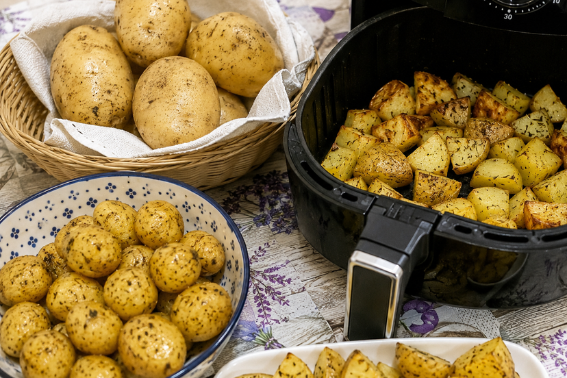 Tempi di cottura patate in friggitrice ad aria: intere, a spicchi, novelle preview