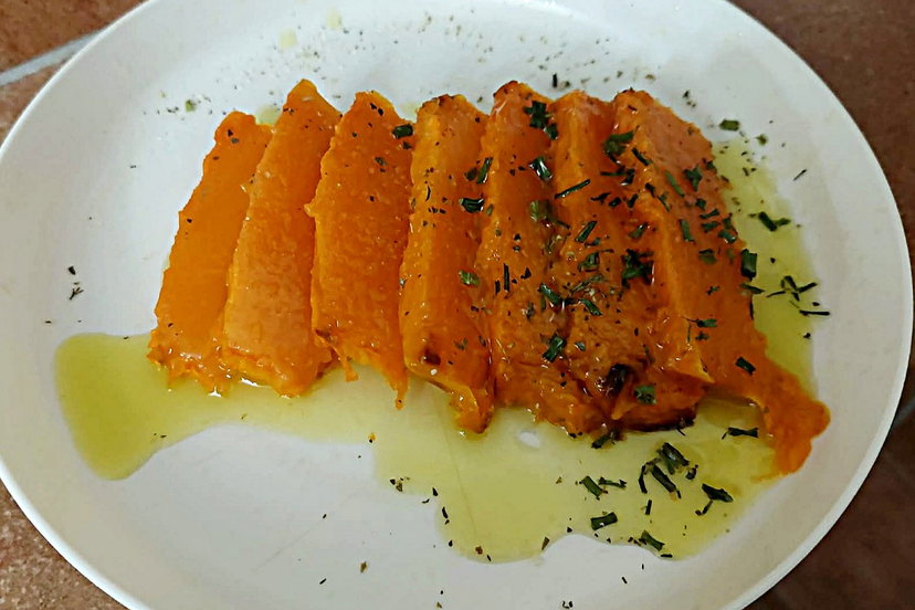 Tagliata di zucca in friggitrice ad aria preview