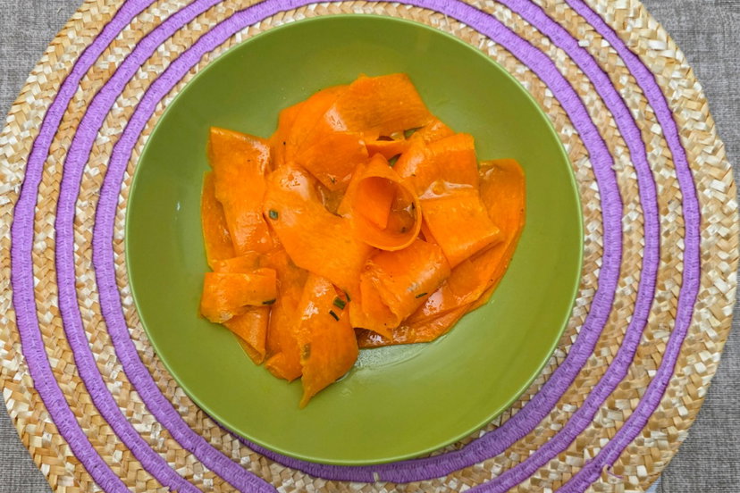 Zucca cruda marinata con spezie preview