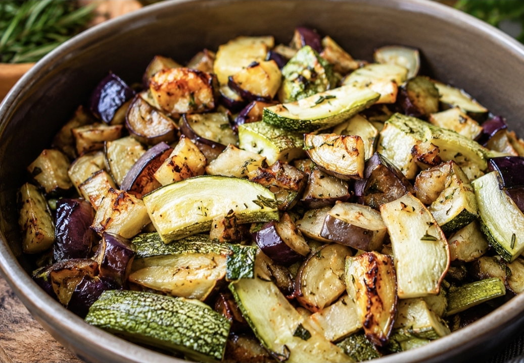Zucchine e melanzane piccanti in friggitrice ad aria: contorno leggero e pronto in 20 minuti article-post