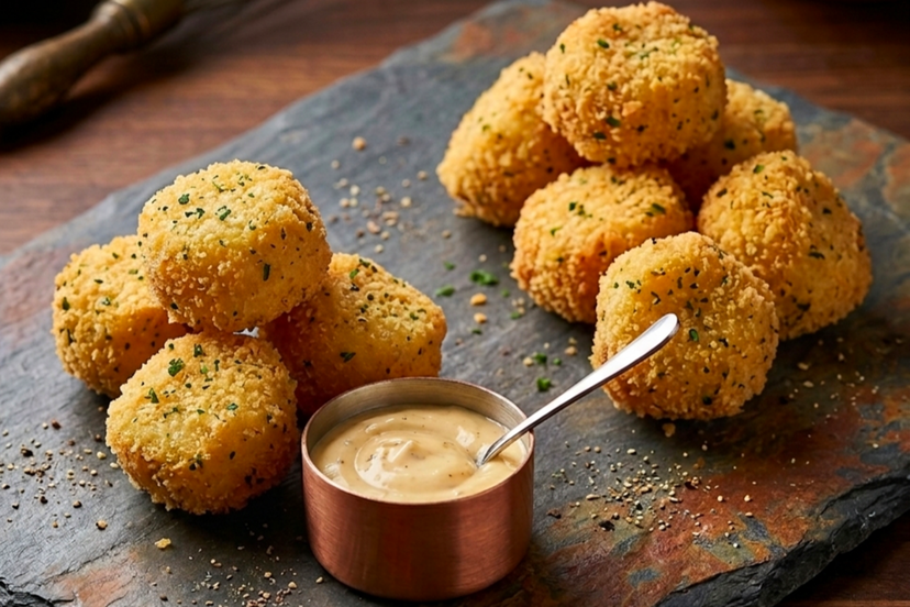 Polpettine di patate in friggitrice ad aria preview