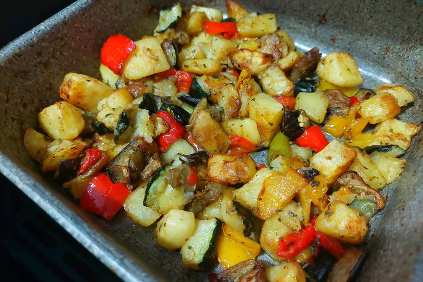 Misto di verdure grigliate surgelate in friggitrice ad aria: il contorno pronto in 18 minuti che salva il pranzo preview