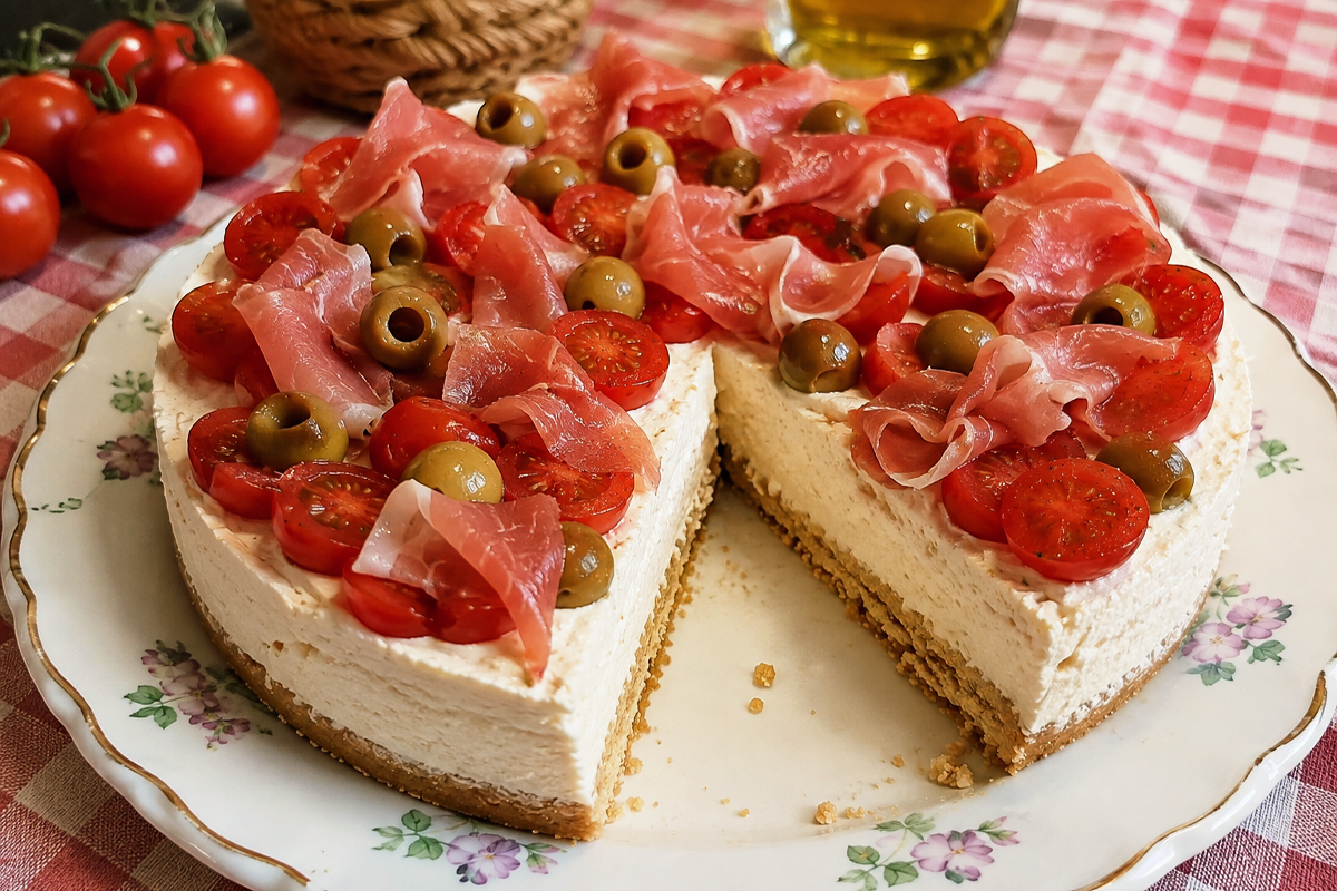Altro che dolce, questa cheesecake salata senza cottura è la ricetta più sfiziosa dell’estate article-post
