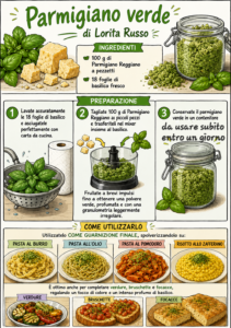 Scheda ricetta parmigiano verde