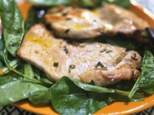 Petto di tacchino all’aglio in friggitrice