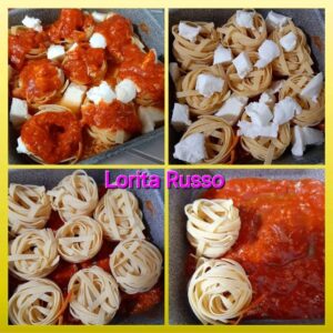 Tagliatelle crude in friggitrice ad aria