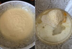 Muffin alle mandorle in friggitrice ad aria