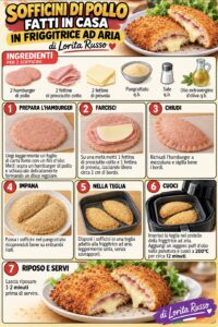 Sofficini di pollo friggitrice