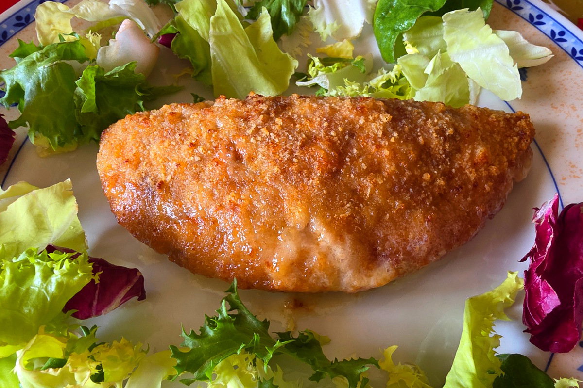 Sofficini di pollo fatti in casa in friggitrice ad aria, dentro hanno un cuore super filante article-post