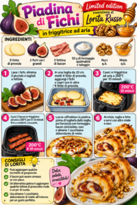 Piadina di fichi in friggitrice ad aria