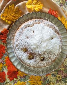 Torta pesche friggitrice ad aria