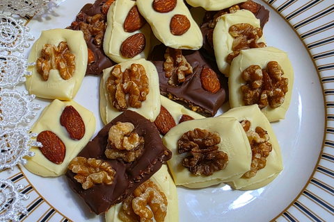 Cioccolatini con frutta secca in friggitrice ad aria, facilissimi con noci e mandorle preview
