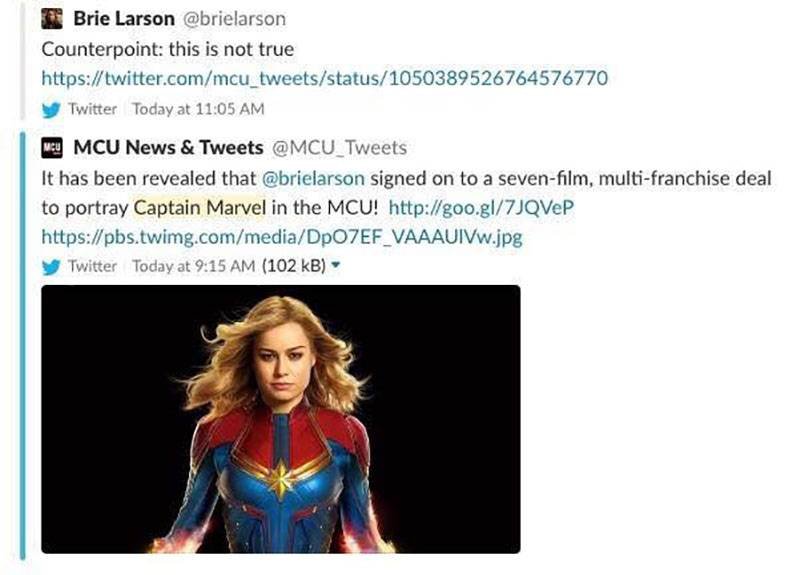 Captain Marvel: Brie Larson ha firmato per ben 7 film