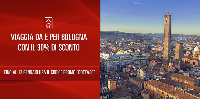 Codice sconto Italo treno per viaggi da e per Bologna preview