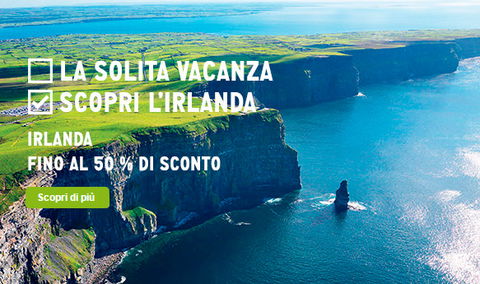 Aer Lingus: fino al 50% di sconto per volare in Irlanda preview