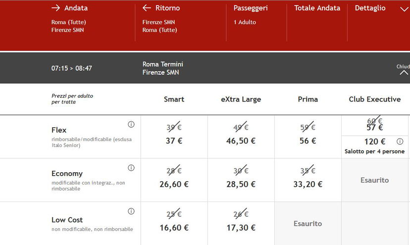 Per l'estate treni Italo scontati del 30% preview