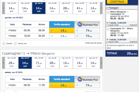 voli ryanair milano copenaghen