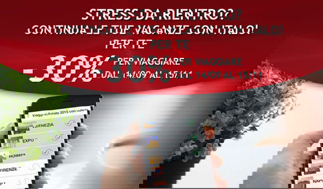 30% di sconto sui treni Italo preview