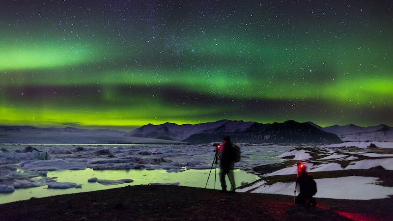 partenza per l'islanda aurora boreale