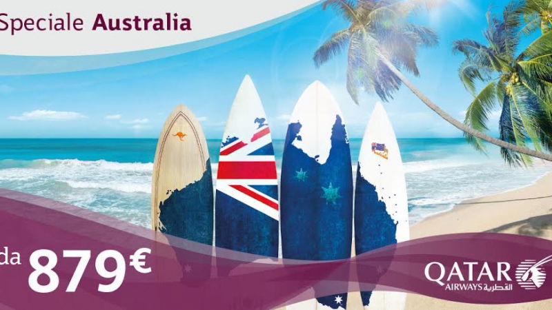 voli per l'australia qatar airways