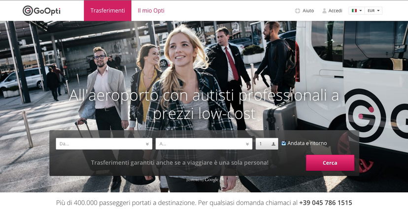 GoOpti: come prenotare un trasferimento da e per l'aeroporto preview