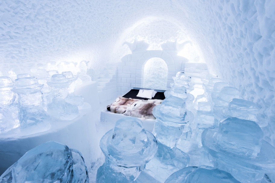 suite hotel di ghiaccio icehotel