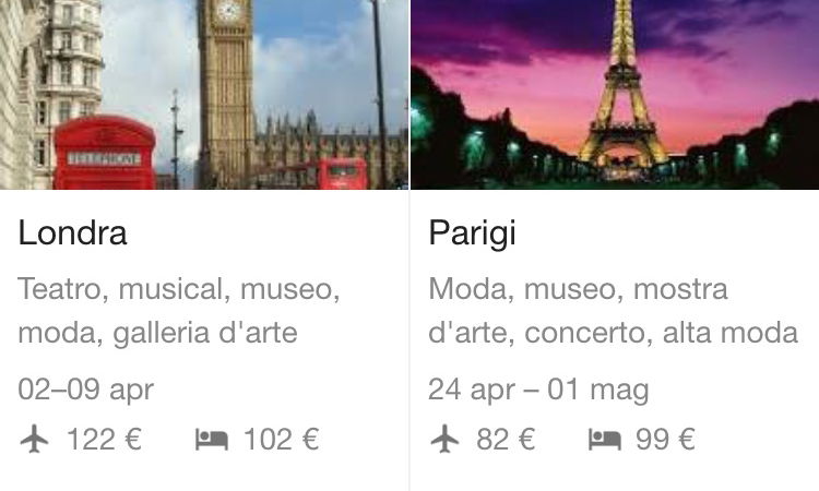 google destinations