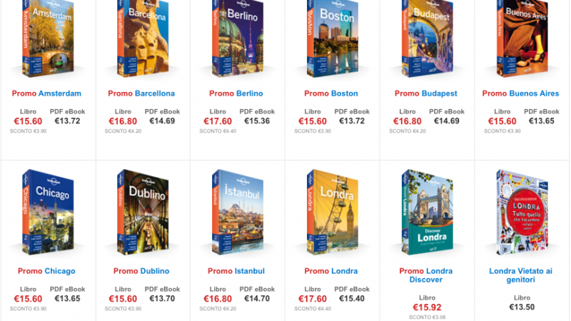 guide lonely planet scontate