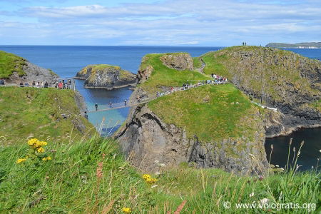 foto irlanda del nordo ponte corda