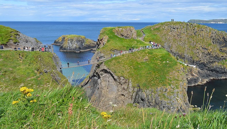 foto irlanda del nordo ponte corda
