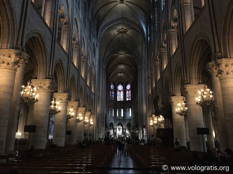 foto parigi notre dame interno