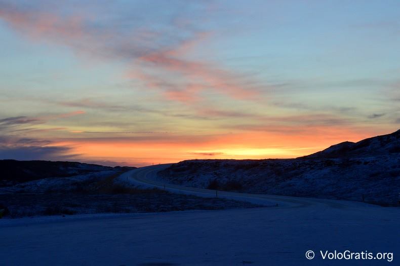 foto islanda tramonto