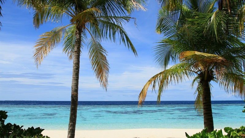 maldive spiaggia