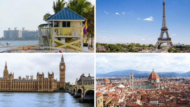concorso vincere viaggio miami londra parigi