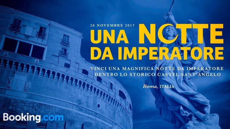 vinci notte da imperatore concorso booking.com
