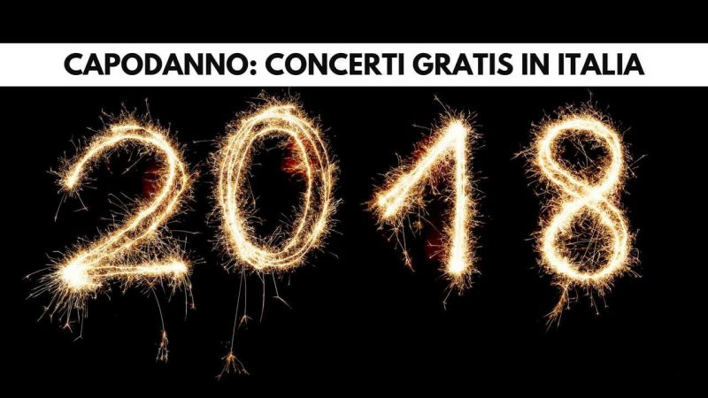 cosa fare capodanno concerti gratis