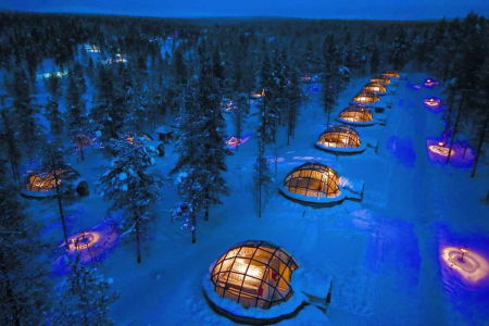 dormire igloo lapponia